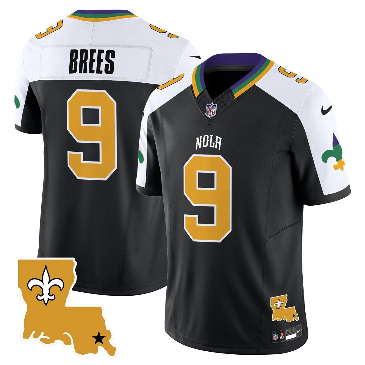 Saints 2024 New Orleans City Vapor Limited Jersey - All Stitched