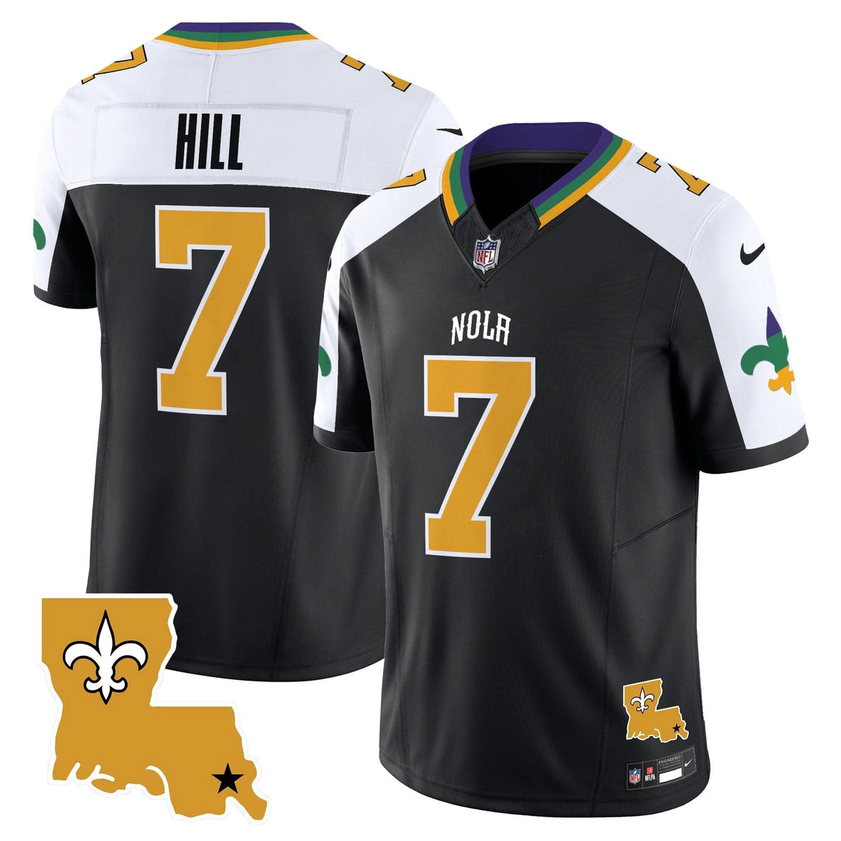 Saints 2024 New Orleans City Vapor Limited Jersey - All Stitched