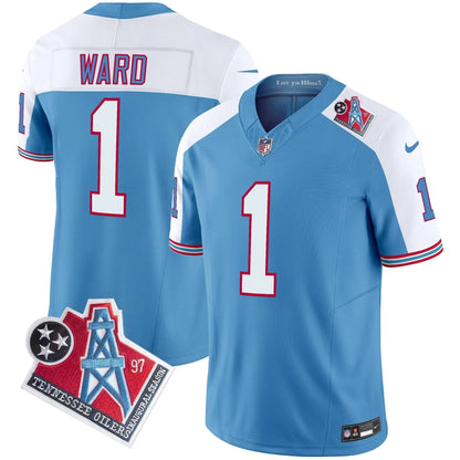Titans 1997 Throwback Vapor Limited Jersey - All Stitched