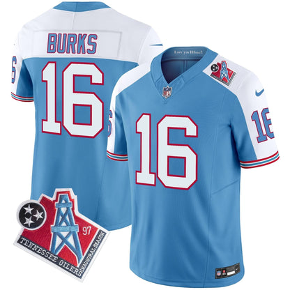 Titans 1997 Throwback Vapor Limited Jersey - All Stitched