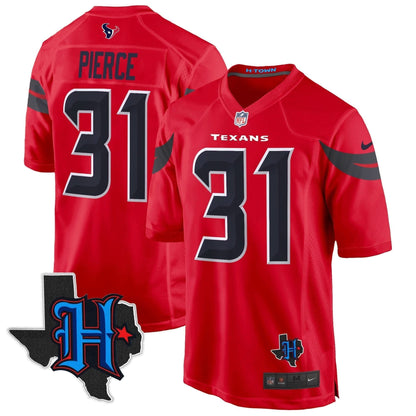 Houston Texans 2024 Texas Patch Game Jersey - All Stitched