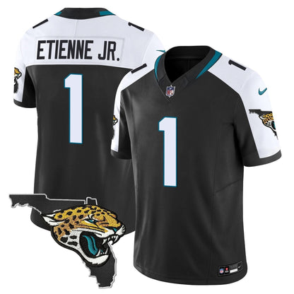 Jacksonville Jaguars Florida Patch Vapor Jersey - All Stitched