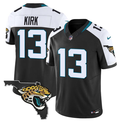 Jacksonville Jaguars Florida Patch Vapor Jersey - All Stitched