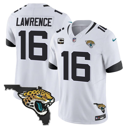 Jacksonville Jaguars Florida Patch Vapor Jersey - All Stitched