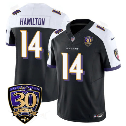 Baltimore Ravens Limited 30th Season Jersey - All Stitched