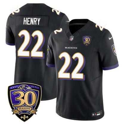 Baltimore Ravens Limited 30th Season Jersey - All Stitched