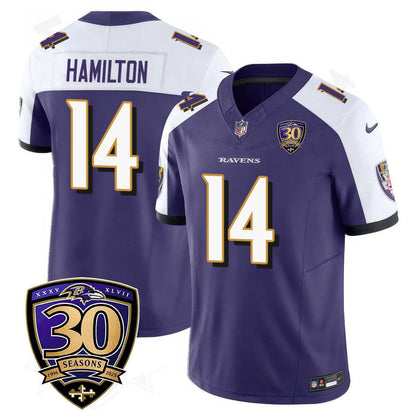 Baltimore Ravens Limited 30th Season Jersey - All Stitched