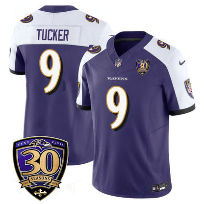 Baltimore Ravens Limited 30th Season Jersey - All Stitched