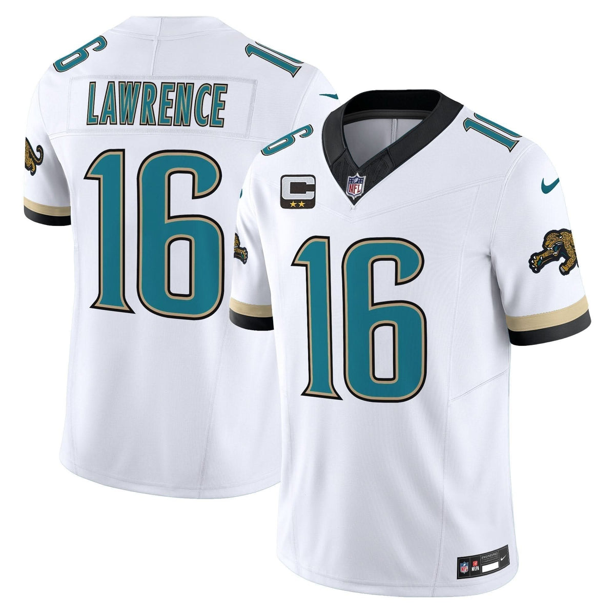 Jacksonville Jaguars Throwback Vapor Limited Jersey - All Stitched