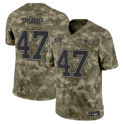 Dallas Cowboys 2024 Salute to Service Vapor Limited Jersey - All stitched