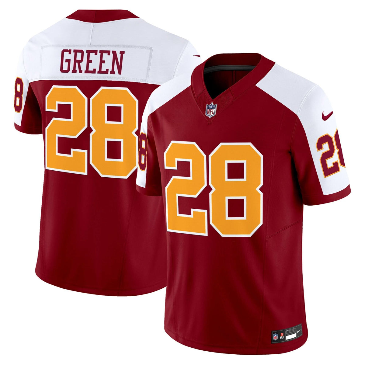 Washington Redskins Throwback Vapor Limited Jersey - All Stitched