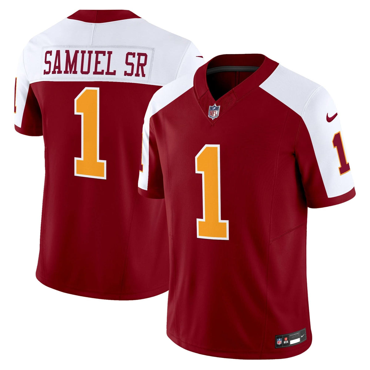 Washington Redskins Throwback Vapor Limited Jersey - All Stitched