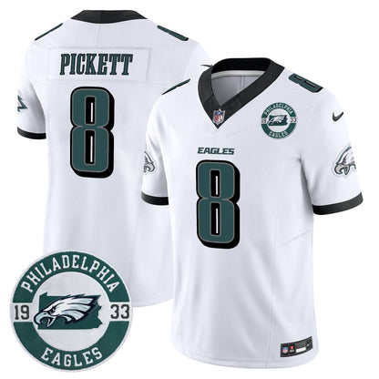 Eagles 2024 Vapor Limited Jersey - Est. 1933 Patch - All Stitched