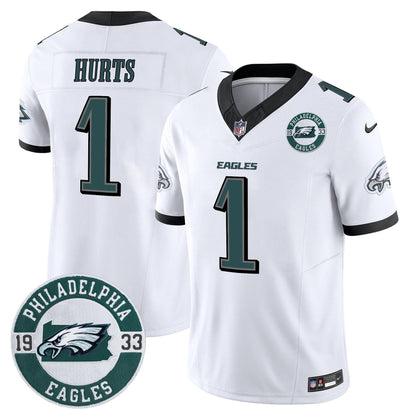 Eagles 2024 Vapor Limited Jersey - Est. 1933 Patch - All Stitched