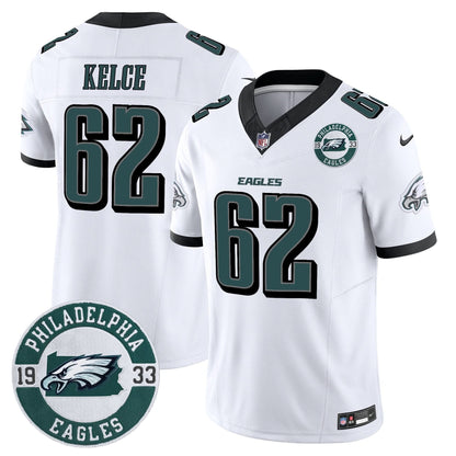 Eagles 2024 Vapor Limited Jersey - Est. 1933 Patch - All Stitched