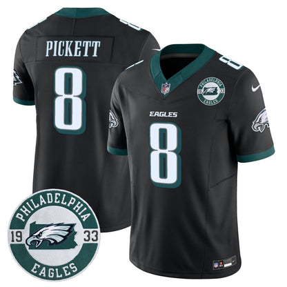 Eagles 2024 Vapor Limited Jersey - Est. 1933 Patch - All Stitched