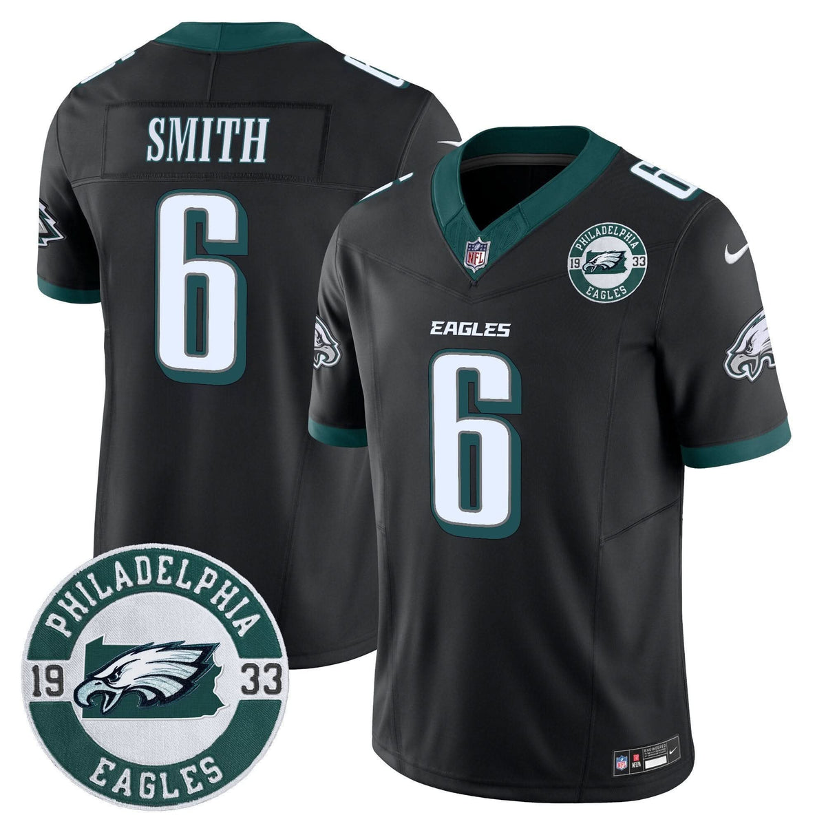 Eagles 2024 Vapor Limited Jersey - Est. 1933 Patch - All Stitched