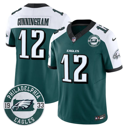 Eagles 2024 Vapor Limited Jersey - Est. 1933 Patch - All Stitched