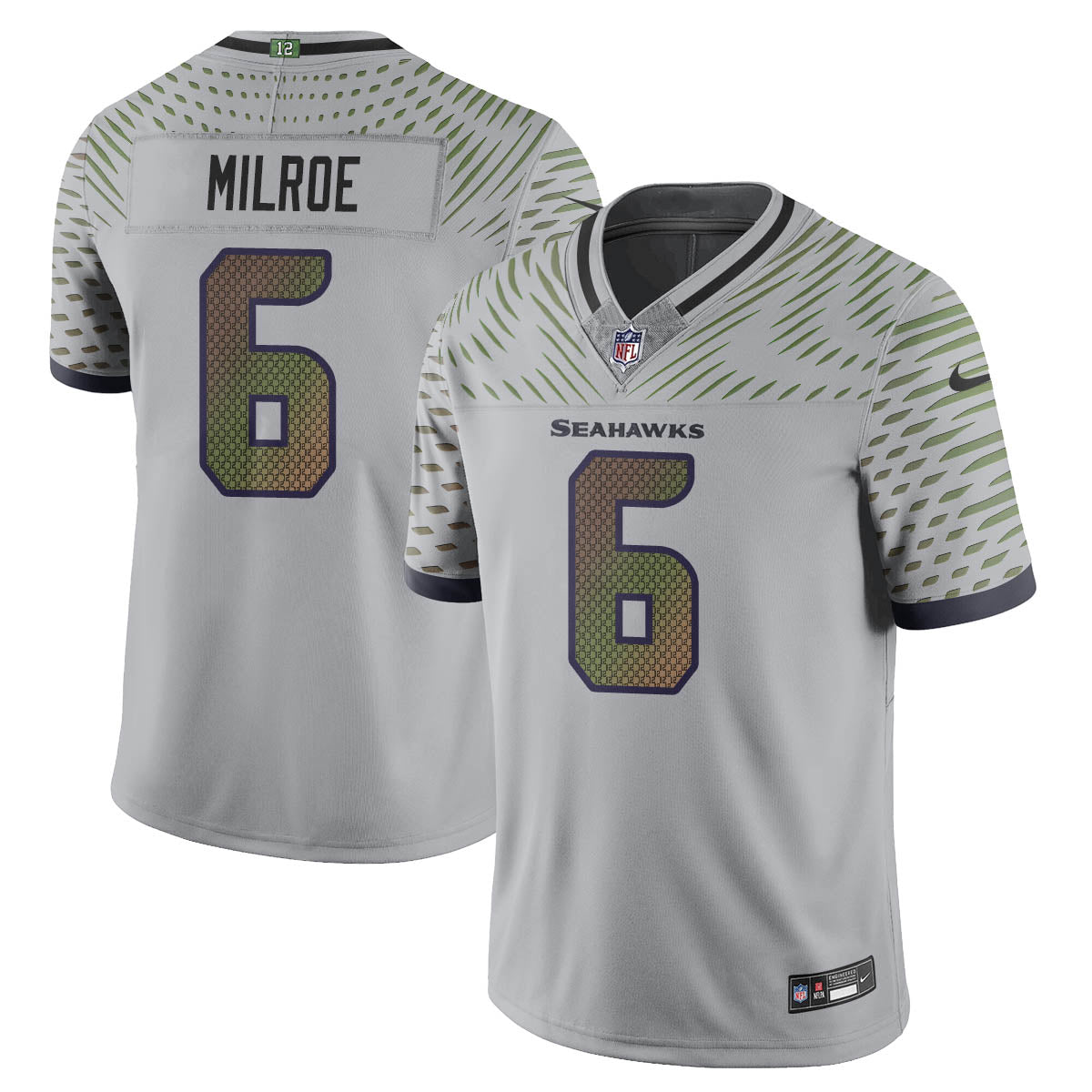 Seattle Seahawks F.U.S.E. Limited Rivalry Series Jersey - All Stitched