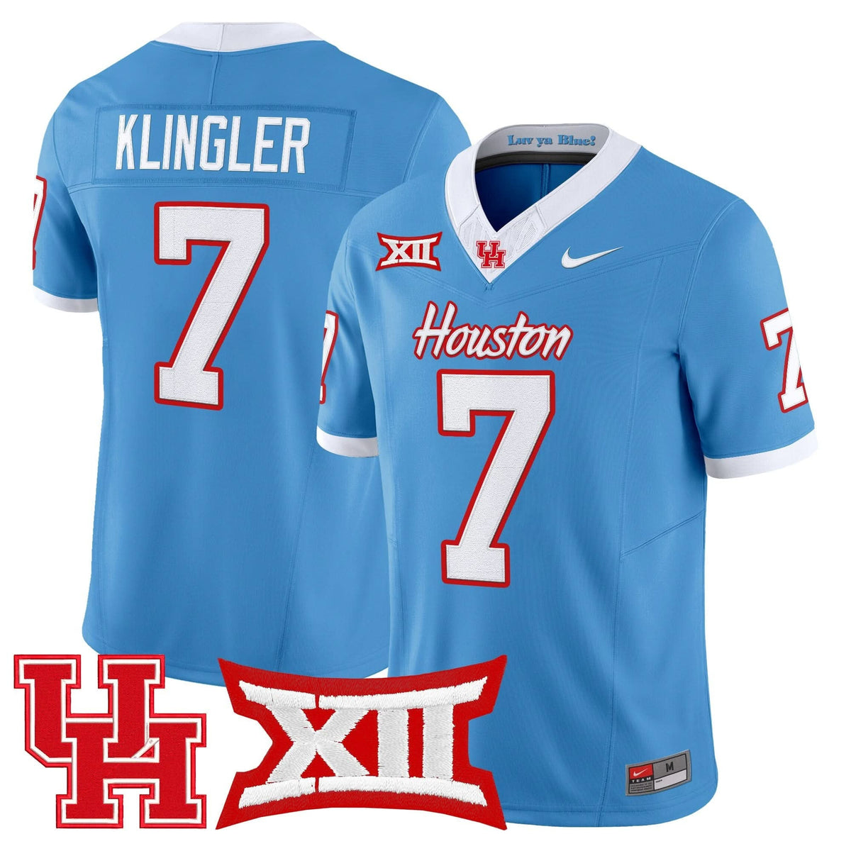 Houston Cougars 2025 Vapor Limited Jersey - All Stitched