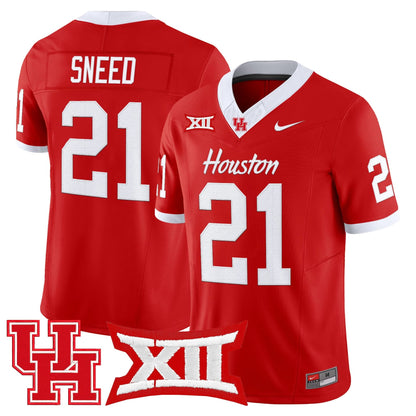 Houston Cougars 2025 Vapor Limited Jersey - All Stitched