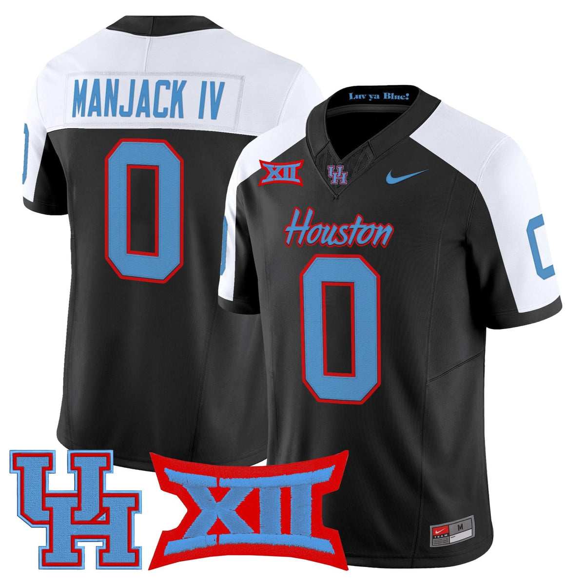 Houston Cougars 2025 Vapor Limited Jersey - All Stitched