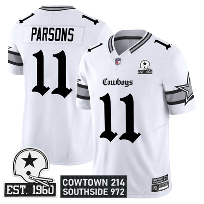 Dallas Cowboys 'Gothic Lone Star Edition' Vapor Limited Jersey - All Stitched