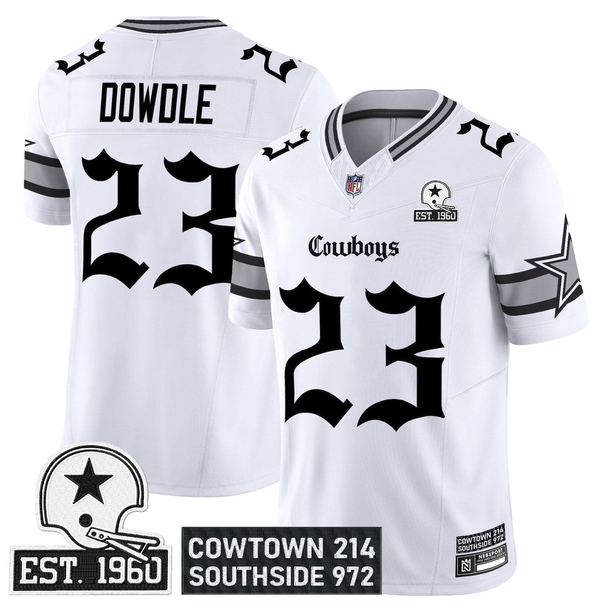Dallas Cowboys 'Gothic Lone Star Edition' Vapor Limited Jersey - All Stitched