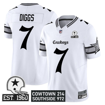 Dallas Cowboys 'Gothic Lone Star Edition' Vapor Limited Jersey - All Stitched