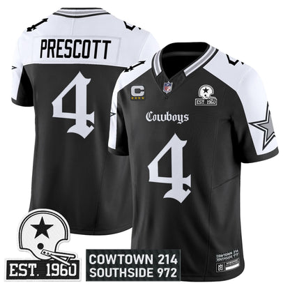 Dallas Cowboys 'Gothic Lone Star Edition' Vapor Limited Jersey - All Stitched