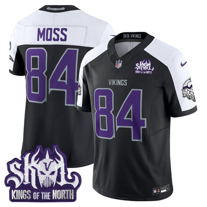 Minnesota Vikings 2025 Winter Warrior Skol Patch Vapor Limited Jersey - All Stitched