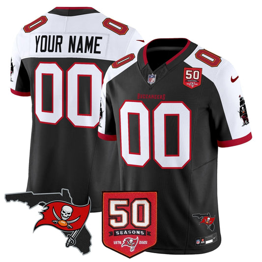 Custom Name/Gender Tampa Bay Buccaneers '76 Vapor Limited Jersey - All Stitched