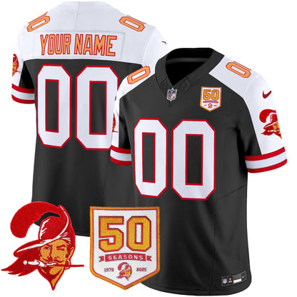 Custom Name/Gender Tampa Bay Buccaneers '76 Vapor Limited Jersey - All Stitched