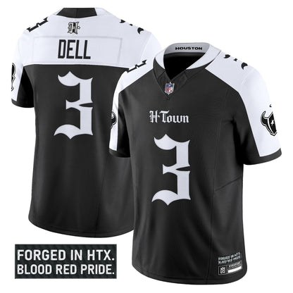 Houston Texans 'Gothic Lone Star Shadows Edition' Vapor Limited Jersey - All Stitched