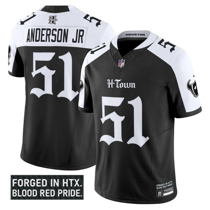 Houston Texans 'Gothic Lone Star Shadows Edition' Vapor Limited Jersey - All Stitched