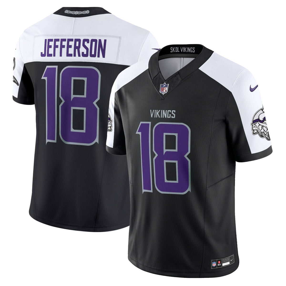 Minnesota Vikings 2024 Winter Warrior Vapor Limited Jersey - All Stitched