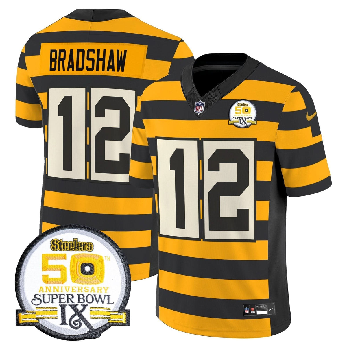 Pittsburgh Steelers Throwback 2024 Vapor Limited Jersey - All Stitched