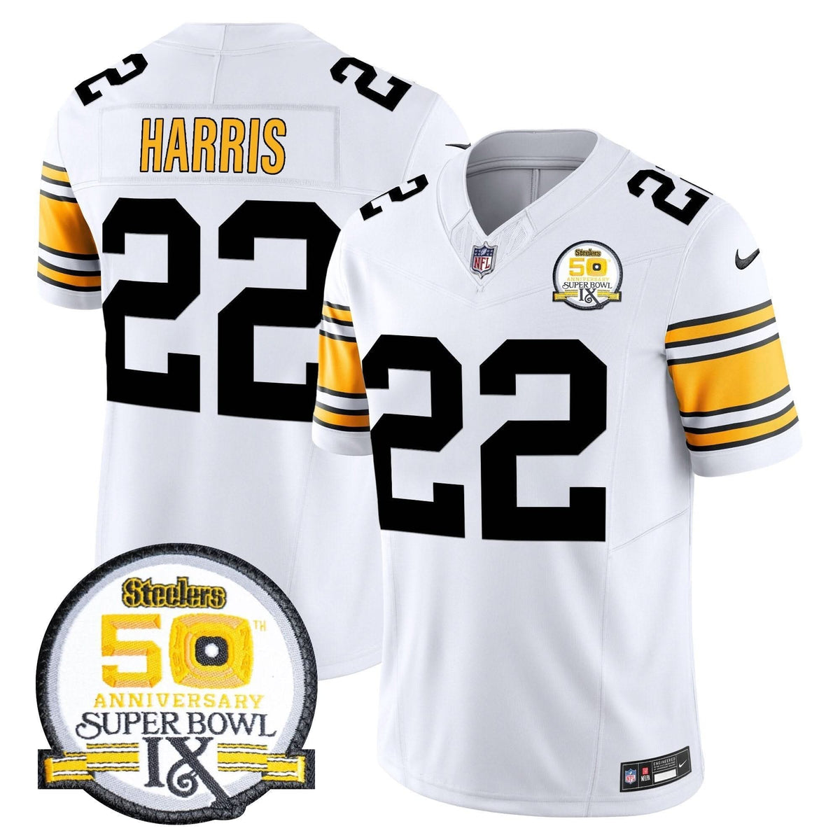 Pittsburgh Steelers Throwback 2024 Vapor Limited Jersey - All Stitched