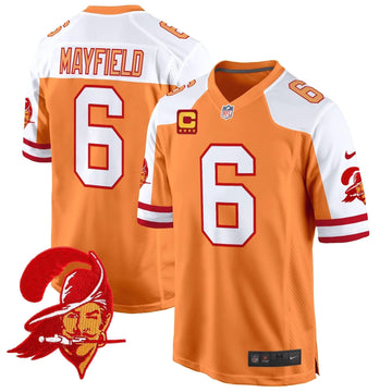 Tampa Bay Buccaneers Throwback Game Jersey - All Stitched