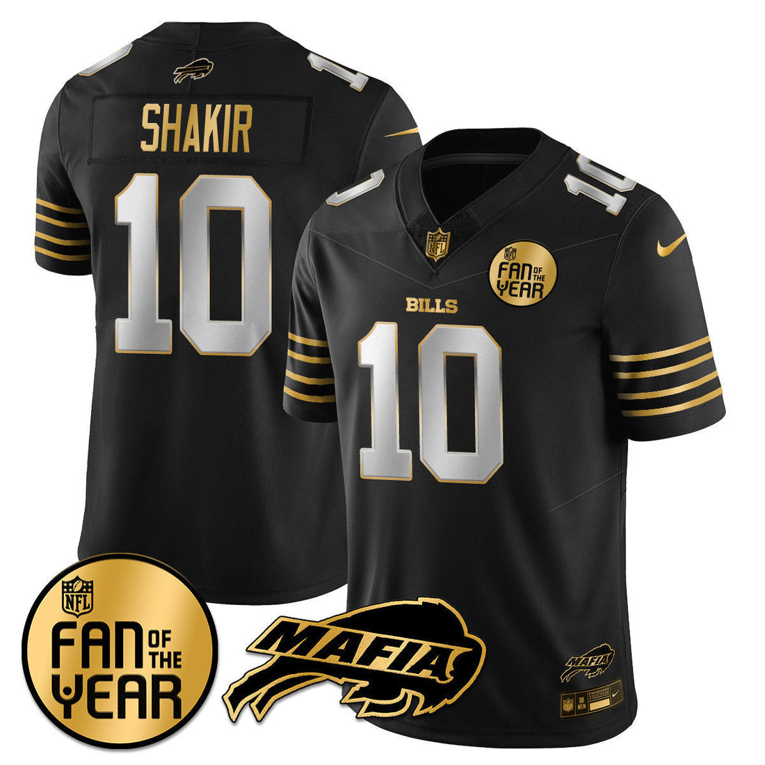 Buffalo Bills "Fan Of The Year" Jersey - All Stitched