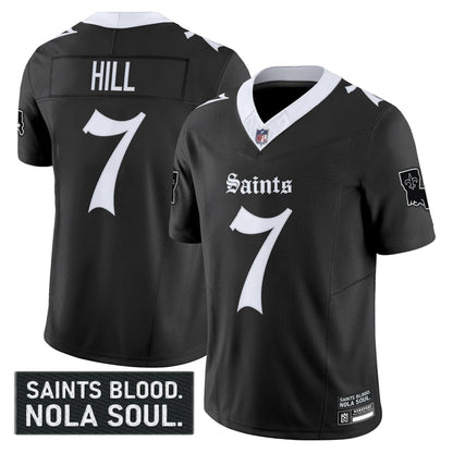 New Orleans Saints 'Gothic Vieux CarrÃÂ© Edition' Vapor Jersey - All Stitched