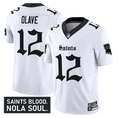 New Orleans Saints 'Gothic Vieux CarrÃÂ© Edition' Vapor Jersey - All Stitched