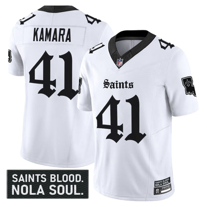 New Orleans Saints 'Gothic Vieux CarrÃÂ© Edition' Vapor Jersey - All Stitched