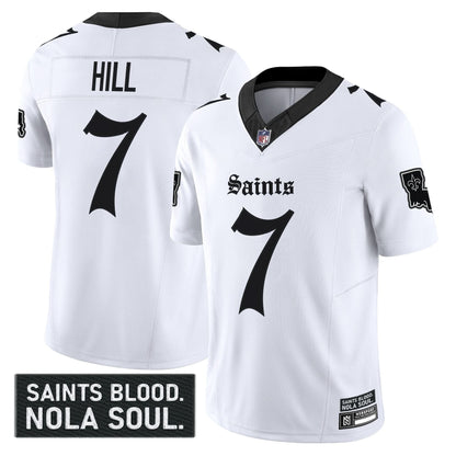 New Orleans Saints 'Gothic Vieux CarrÃÂ© Edition' Vapor Jersey - All Stitched