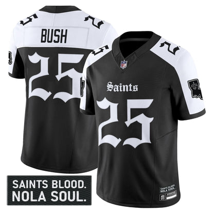 New Orleans Saints 'Gothic Vieux CarrÃÂ© Edition' Vapor Jersey - All Stitched