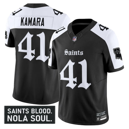 New Orleans Saints 'Gothic Vieux CarrÃÂ© Edition' Vapor Jersey - All Stitched