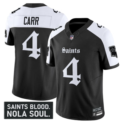 New Orleans Saints 'Gothic Vieux CarrÃÂ© Edition' Vapor Jersey - All Stitched