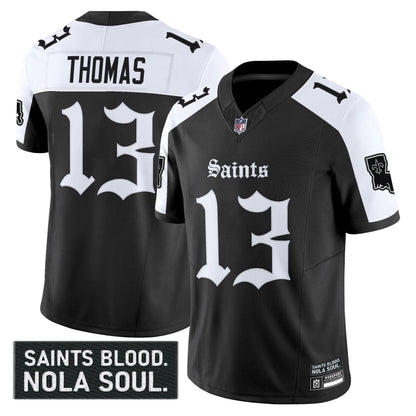 New Orleans Saints 'Gothic Vieux CarrÃÂ© Edition' Vapor Jersey - All Stitched
