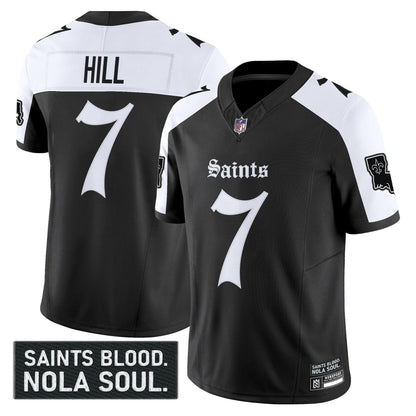 New Orleans Saints 'Gothic Vieux CarrÃÂ© Edition' Vapor Jersey - All Stitched