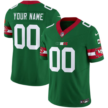 Chiefs Mexico Vapor Limited Custom Jersey - All Stitched